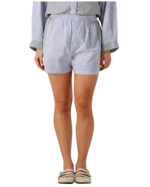 Antik Batik Korte Broeken ,Blauw ,Lichtblauwe Zomerbroek Martin Short
