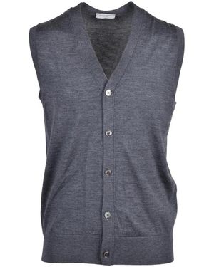 Paolo Pecora V-Neck Knitwear - Blu