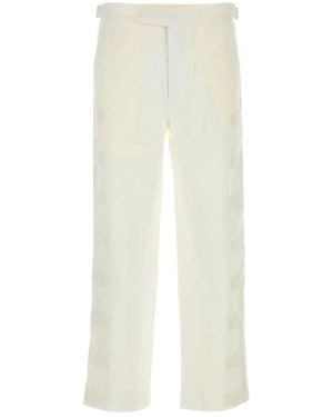 Bode Straight Trousers - White