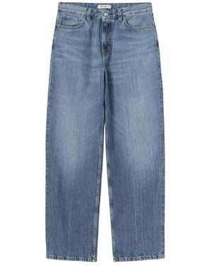 Carhartt Jeans ,Blauw ,Katoen W' Lavine Pant