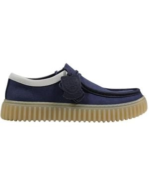 Clarks Laced Shoes - Blue