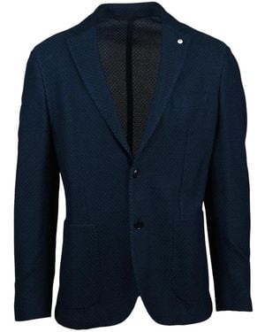 L.B.M. 1911 Blazer Sfiancato - Blauw