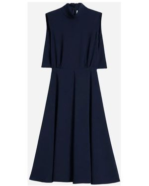 Aspesi Cady Kleid Mit Ringkragen - Blau