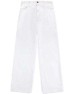 Fay Wide Jeans - Blanco