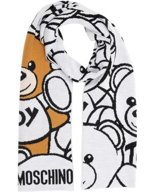 Moschino Winter Scarves - Blanco