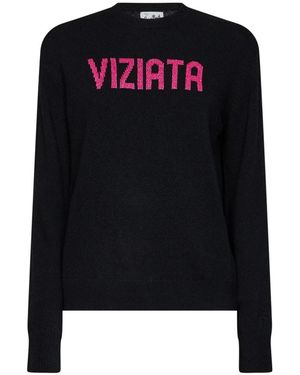 MC2 Saint Barth Truien & Vesten ,Zwart ,Round-Neck Truien