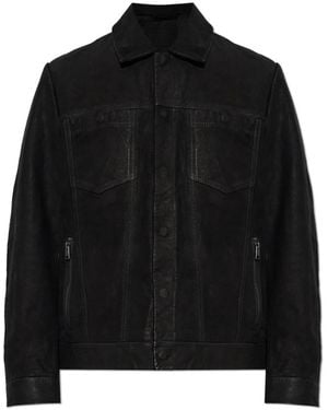 AllSaints Leather Jackets - Negro