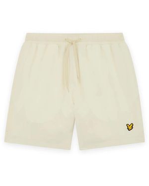 Lyle & Scott Badmode ,Polyester Sports Zwemshorts - Naturel