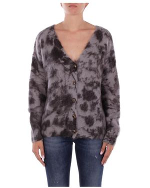 SOLOTRE Maglia Cardigan - Zwart