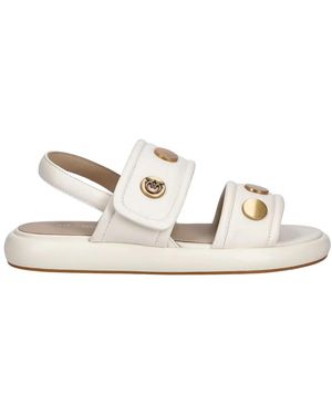 Pinko Flat Sandals - Blanco