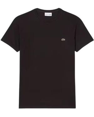 Lacoste T-Shirt En Polo Bruin - Zwart