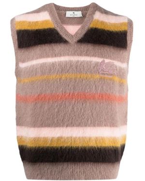Etro Sleeveless Jumpers - Pink
