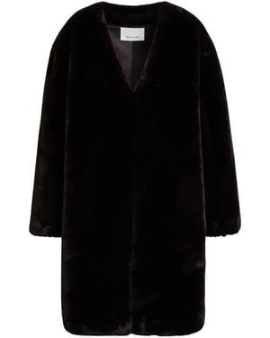 Frankie Shop Faux Fur & Shearling Jackets - Black