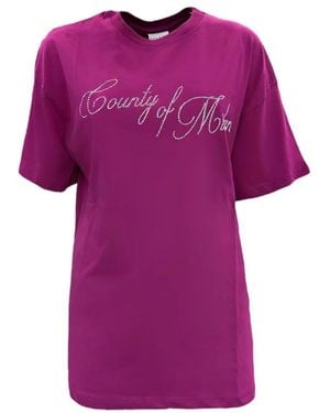 Marcelo Burlon T-Shirts - Purple