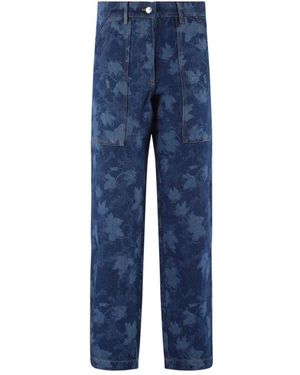 Maison Kitsuné Straight Jeans - Blue