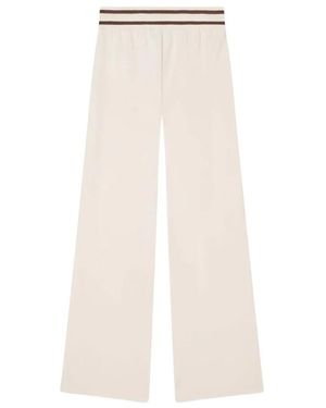 ARMANI EXCHANGE Wide Trousers - Natural