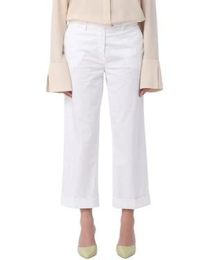 Re-hash Cropped Pants - White