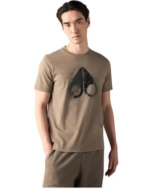 Moose Knuckles T-Shirts - Marrón