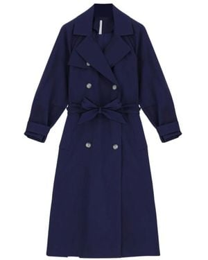 Imperial Belted Coats - Bleu