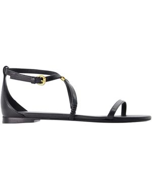 McQueen Flat Sandals - Metallic