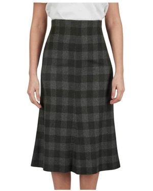 Kiton Midi Skirts - Zwart