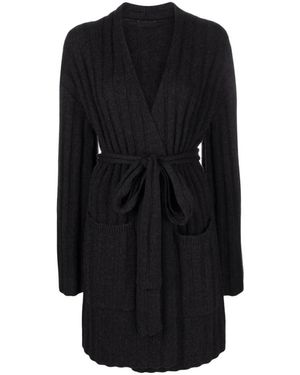JOSEPH Truien & Vesten ,Grijs ,Cashmere Casual Cardigan - Zwart