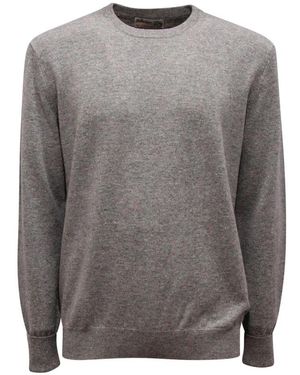 Ballantyne Round-Neck Knitwear - Grey