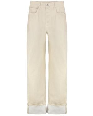 Bottega Veneta Straight Jeans - Neutro