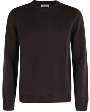 Roberto Collina Round-Neck Knitwear - Nero