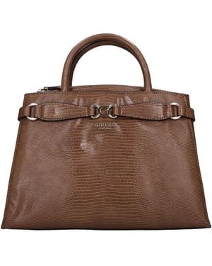 Guess Tassen ,Bruin ,Leer Arlena Handtas