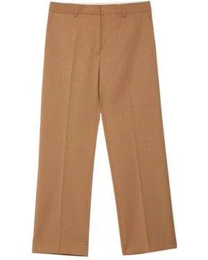 Ottod'Ame Straight Trousers - Bruin