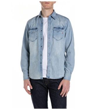 Replay Casual Shirts - Blue