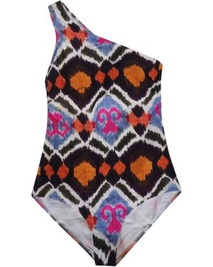 Feel me fab Cadaques bedruckter badeanzug - Blau