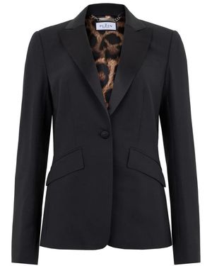 Philipp Plein Single Breasted Fit Blazer Skull - Zwart