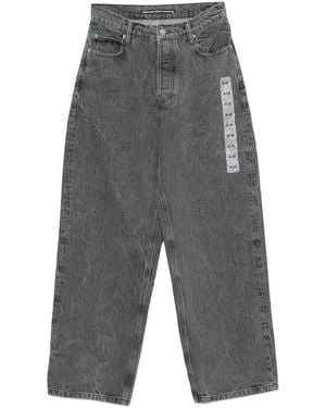 Alexander Wang Crystal-Embellished Jeans - Grau