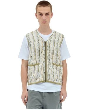 thisisneverthat Jassen ,Groen ,Katoen 3D Kabel Vest