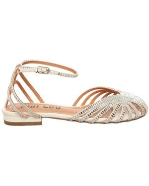 Bibi Lou Flat Sandals - Neutro