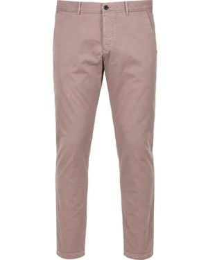 Incotex Broeken ,Roze ,Chinos - Bruin
