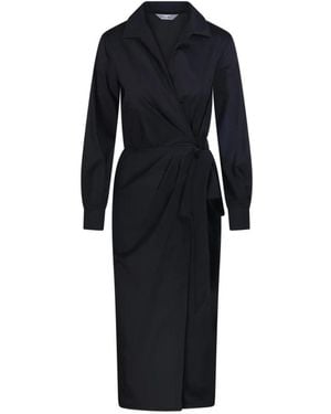 Max Mara Wrap Dresses - Black