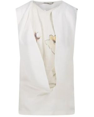 Sportmax Sleeveless Tops - White