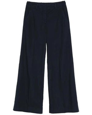 Incotex Broeken ,Blauw ,Wide Broeken