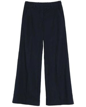 Incotex Broeken ,Blauw ,Wide Broeken