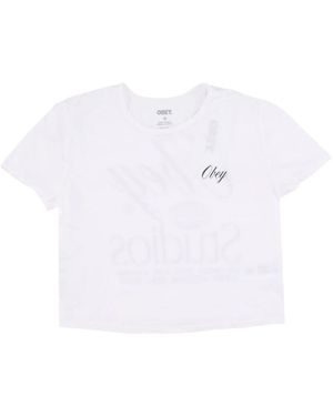 Obey T-Shirts - White