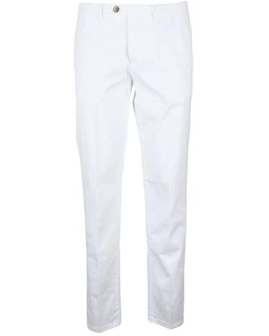 Michael Coal Slim-Fit Trousers - Blanc