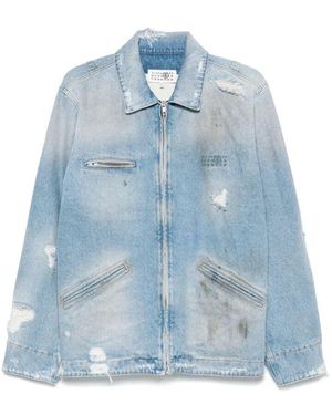 MM6 by Maison Martin Margiela Stilvolle Oberbekleidung Jacke - Blau