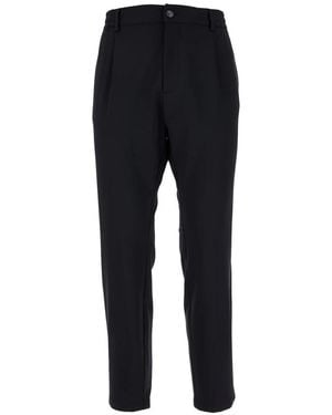 Cruna Slim-Fit Trousers - Black