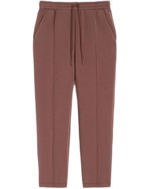 Weekend by Maxmara Cropped Trousers - Marrón