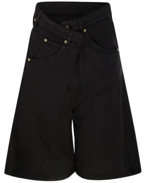 DARKPARK Denim Shorts - Black