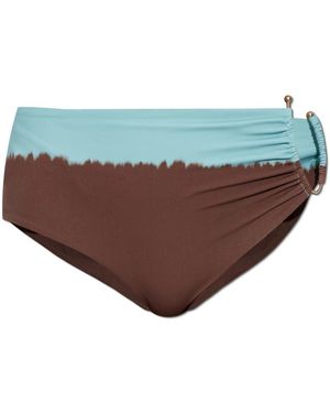 Christopher Esber Badmode ,Bruin ,Prong Bikini Broekje