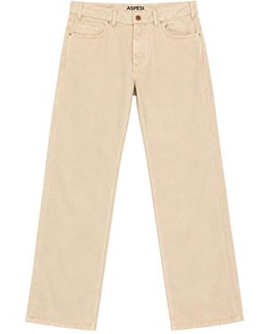 Aspesi Straight Fit Jeans - Natural